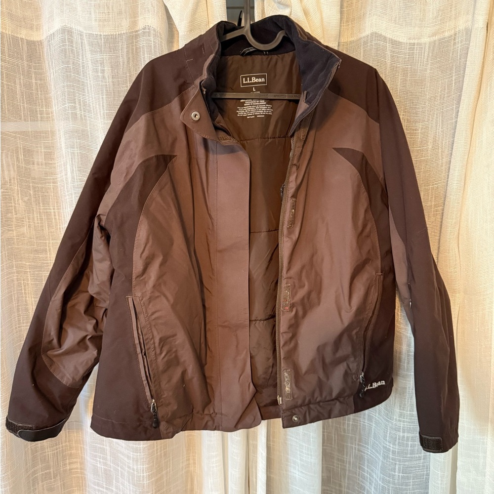 L.L. Bean Men's Dark Brown Performance Jacket